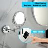 LED Wall Mount Two-Sided Magnifying Makeup Vanity Mirror