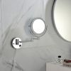 LED Wall Mount Two-Sided Magnifying Makeup Vanity Mirror