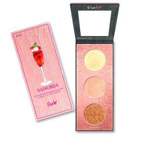 RUDE Cocktail Party Luminous Highlight / Eyeshadow Palette (Color: Sangria)